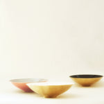 M+A NYC Enamel and Brass Plated Bowl - All colors
