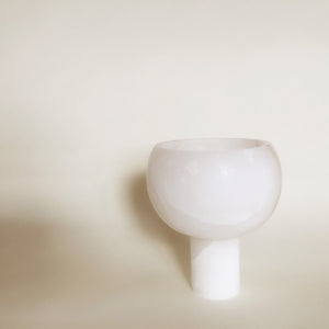 M+A NYC Orb Planter Small - Alabaster