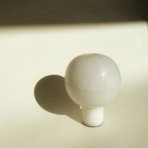 M+A NYC Chalice Bud Vase in Alabaster