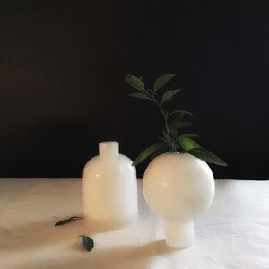 Chalice Bud Vase Alabaster - M+A NYC 