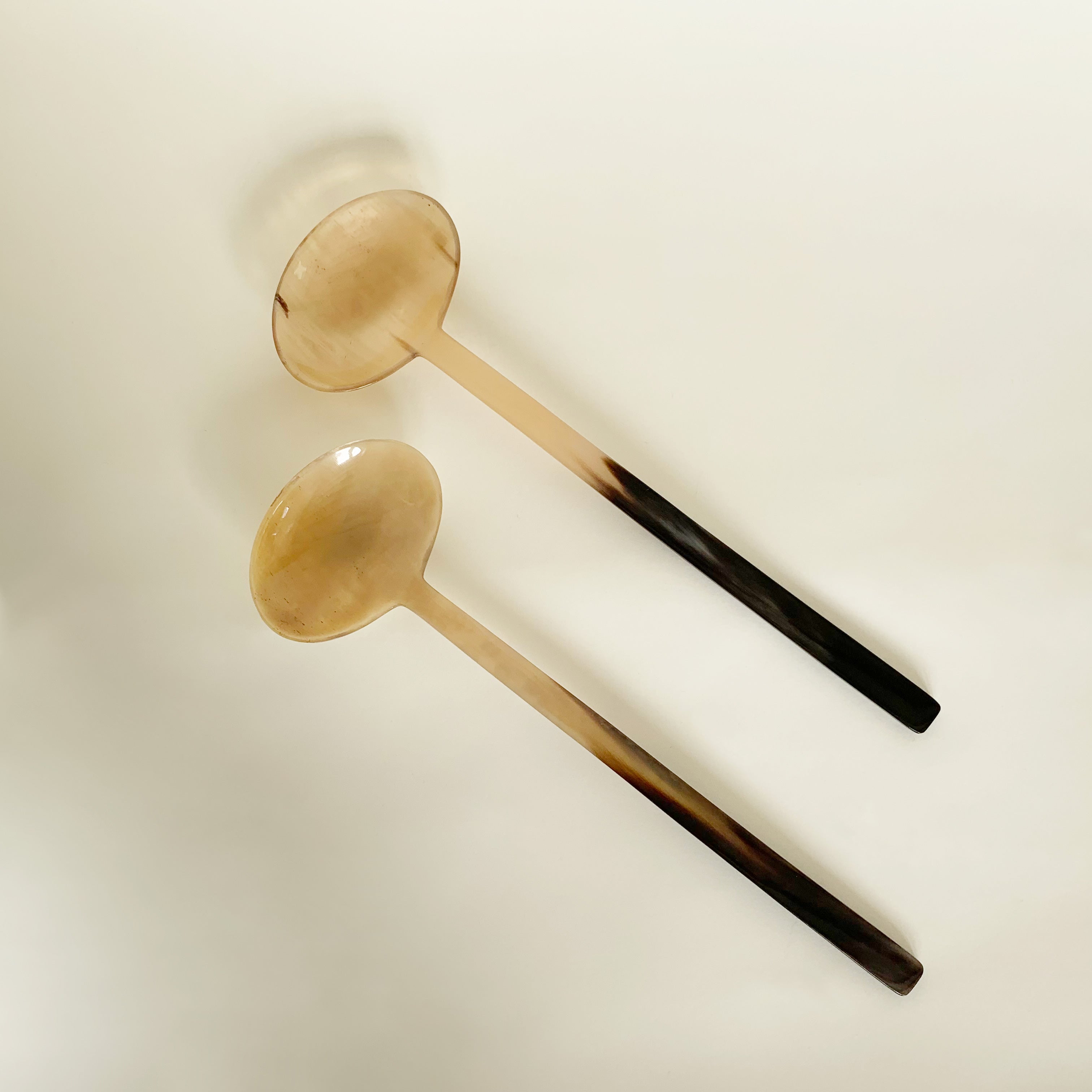 Image of M+A NYC Salad Servers 11" in the color Amber