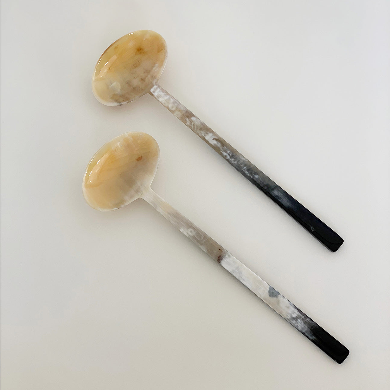 Image of M+A NYC Salad Servers 11" in the color Wheat