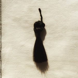 M+A NYC Horse Hair Knot Tassel Black