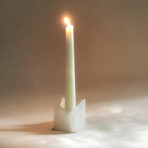 M+A NYC Alabaster Taper and Votive Holder