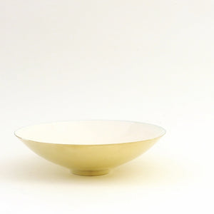 M+A NYC Enamel and Brass Plated Bowl - Kora
