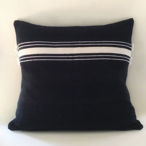 M+A NYC Ribbon Stripe Hand Loom Floor Pillow